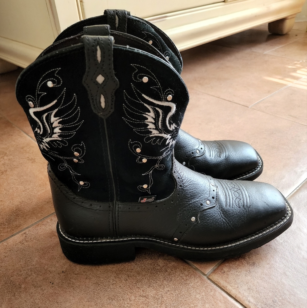 Justin Gypsy Squated Toe Boots 11